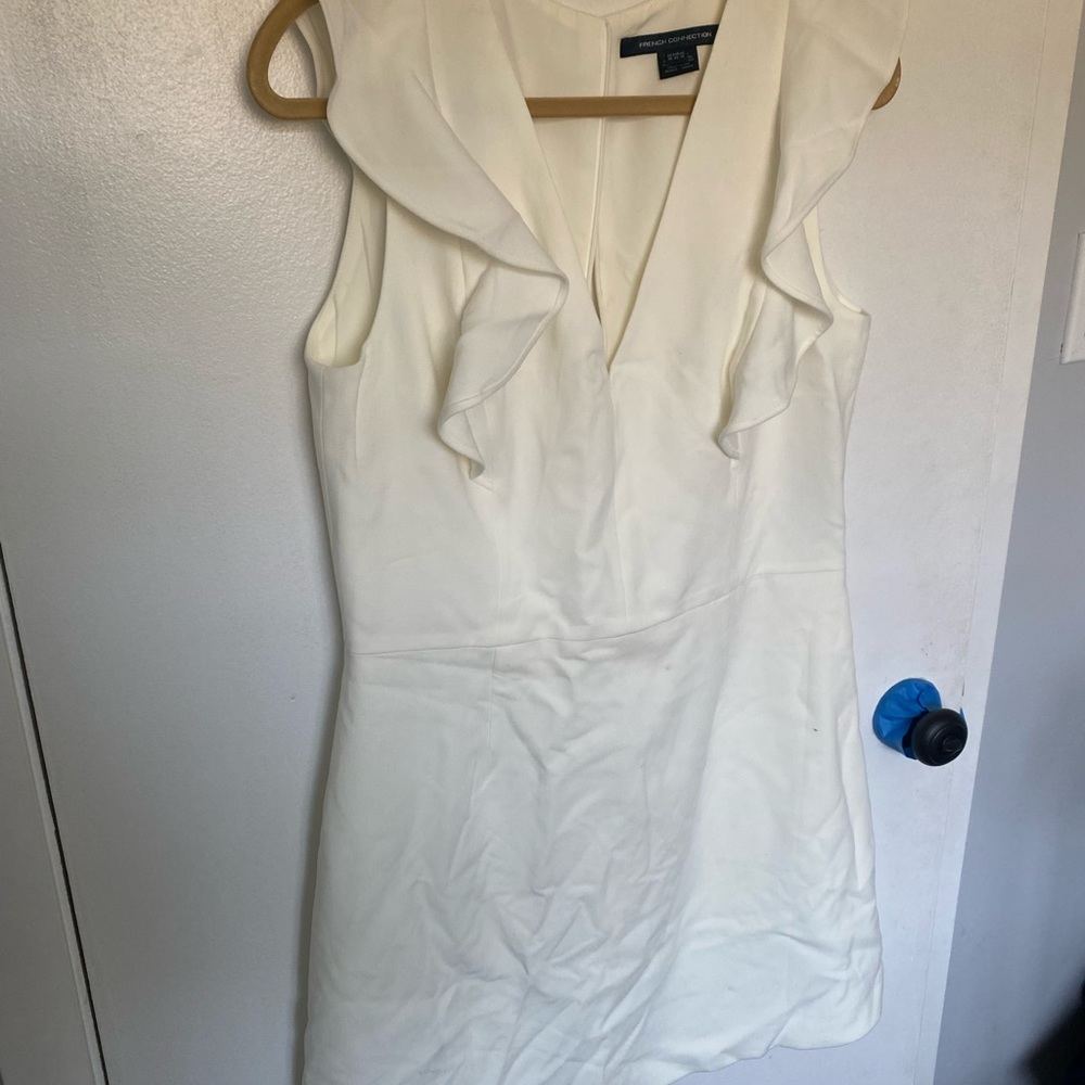 White French Connection Engagement Bridal Dress